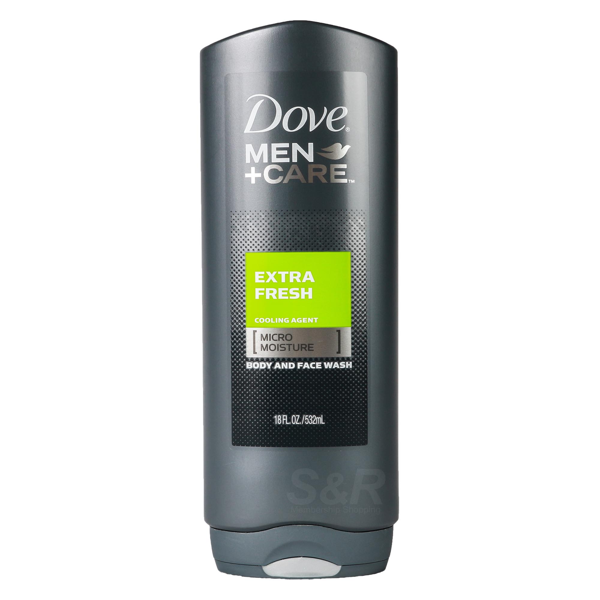 Dove Men+Care Extra Fresh Micro Moisture Body and Face Wash 532mL